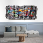 اسکناس دفرمه دلار ماشین کلاسیک