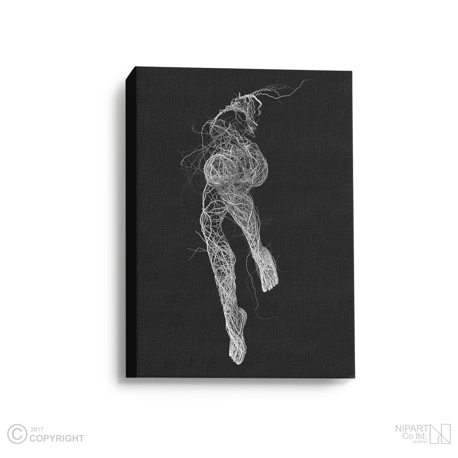 Canvas painting code P125-0 تابلو بوم کد P125