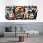 اسکناس دفرمه دلار موتورسیکلت 3