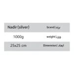 تابلو استند باکس شمش نقره نادیر